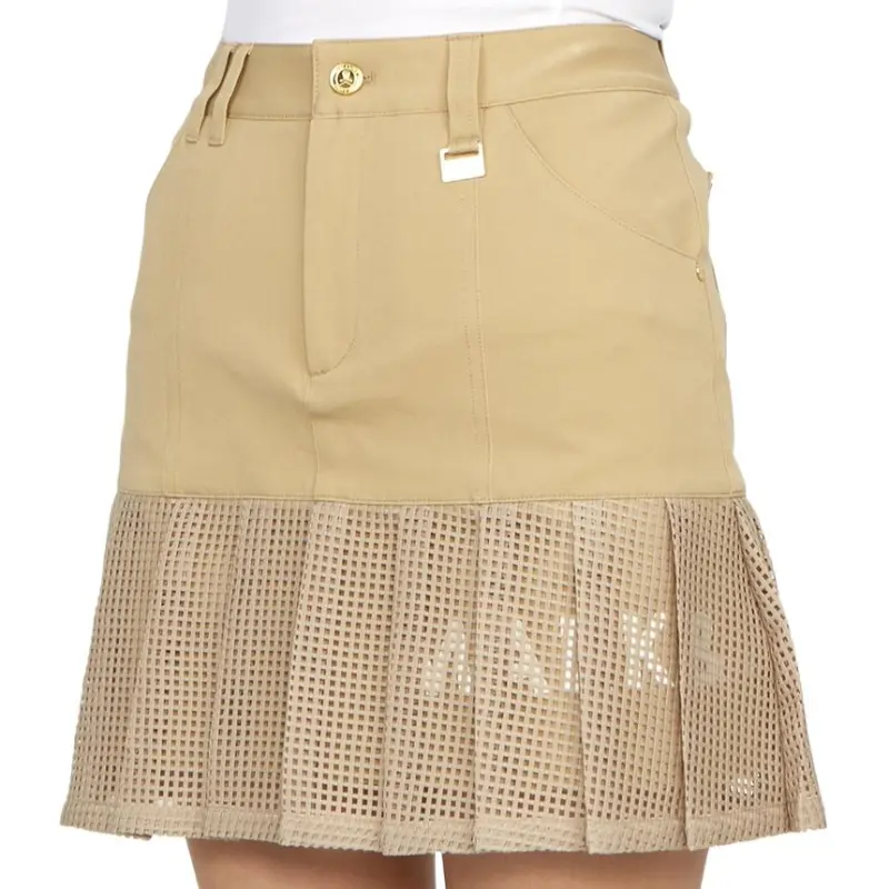 MARK & LONA Casual Short Skirts Women's Beige-2