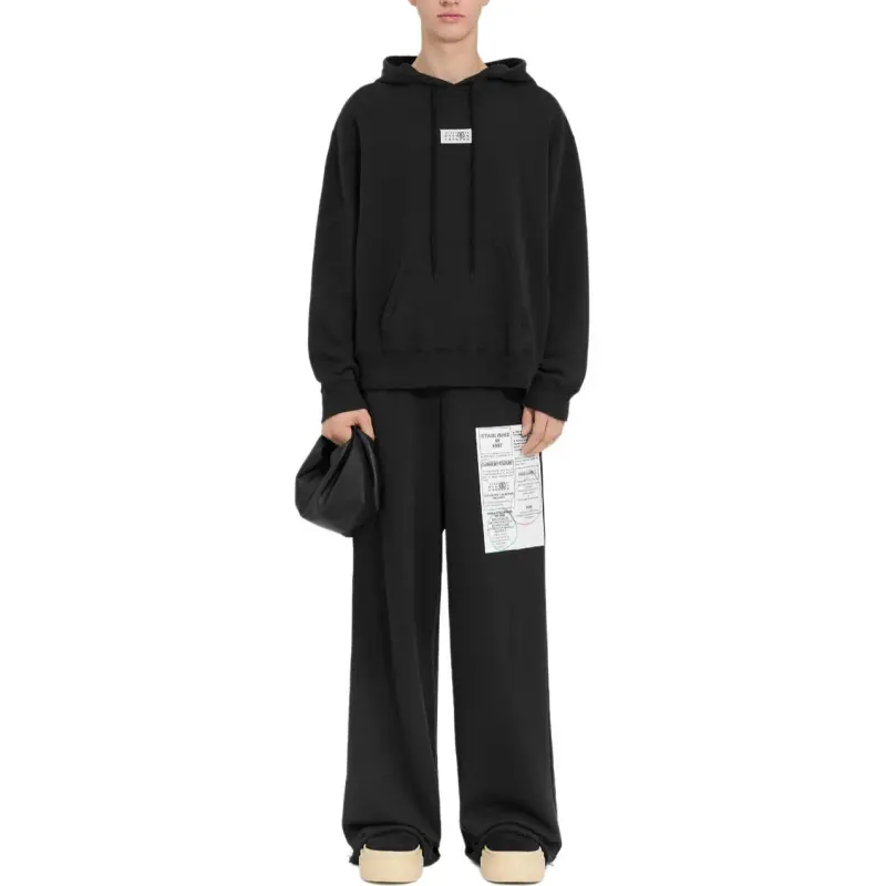 MM6 Maison Margiela Numbers Motif Drawstring Hoodie-1