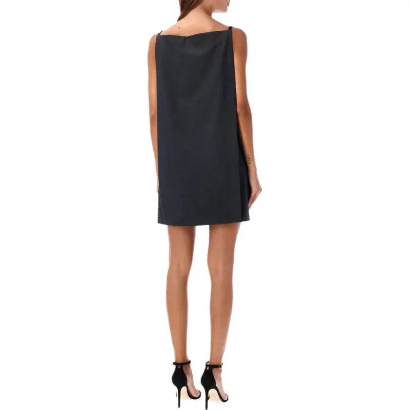 PHILOSOPHY DI LORENZO SERAFINI Wide Neck Shift Mini Dress-1