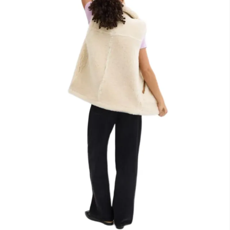 COACH FW23 Vest Women's Ivory White-2