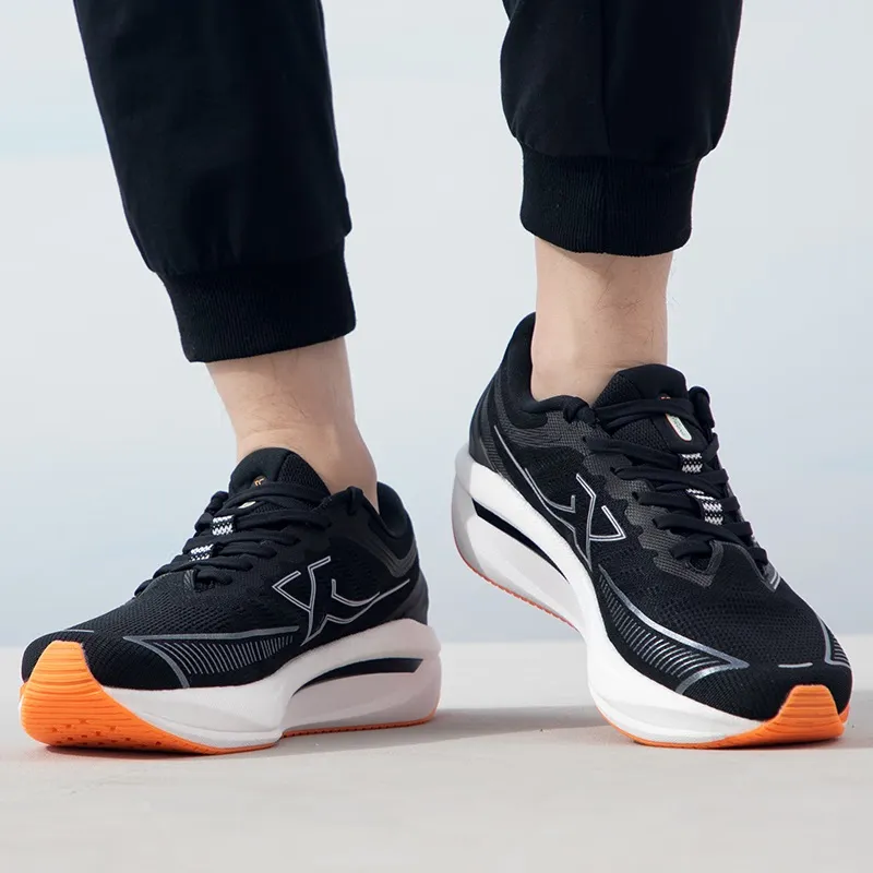 XTEP Tank Ma Durable Breathable Lightweight Low Top Casual Running Shoes Men's Black-4