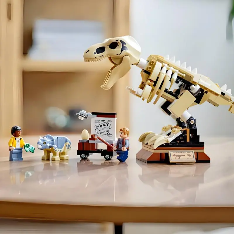 LEGO Jurassic World Collection Tyrannosaurus Rex Fossil Exhibition Building Blocks 198 76940-3