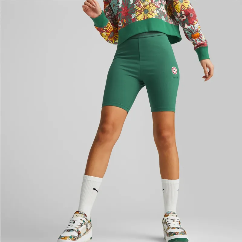 PUMA X Liberty Sports Shorts Women's Green-4