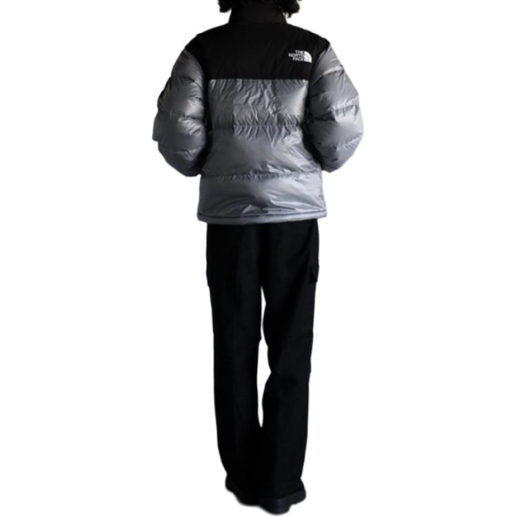 THE NORTH FACE Nuptse med jackets Coats Unisex Silver 85