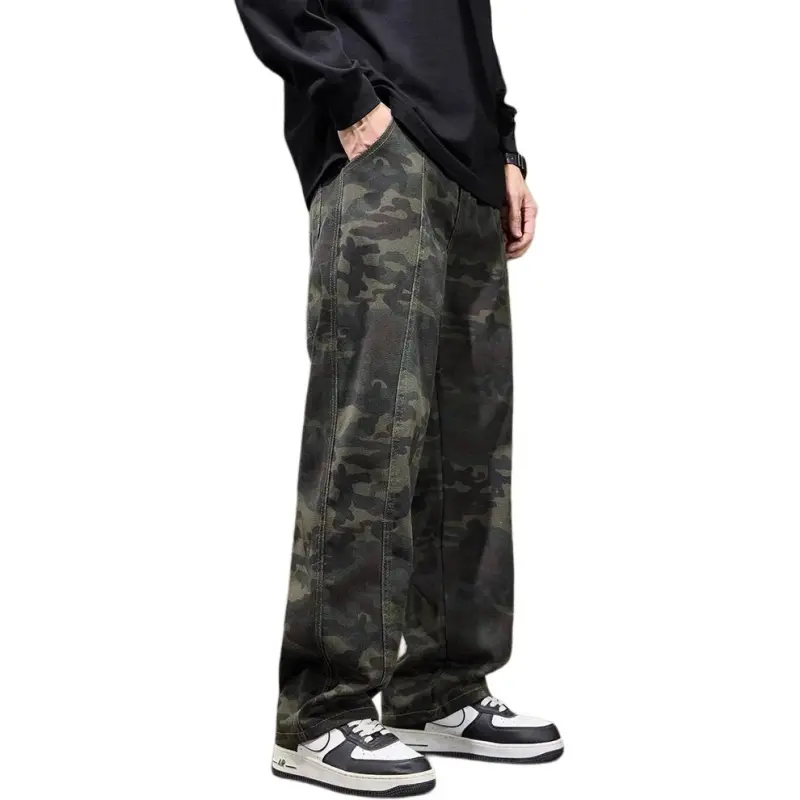 KVIV Jeans Unisex Camouflage [Editor's Recommendation]-5
