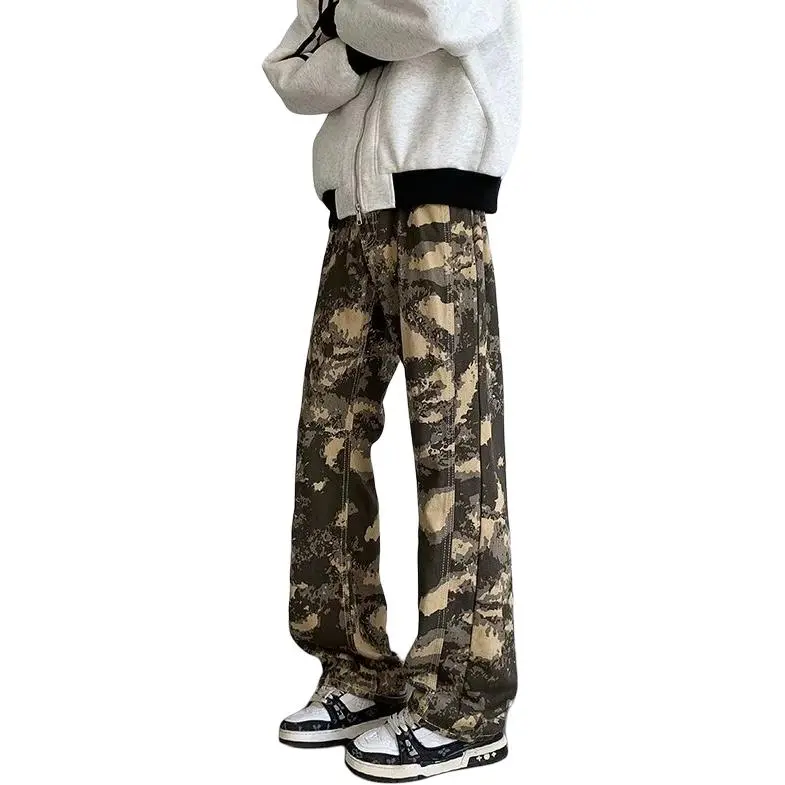 Concubine Zhu Jeans Unisex Camouflage-3