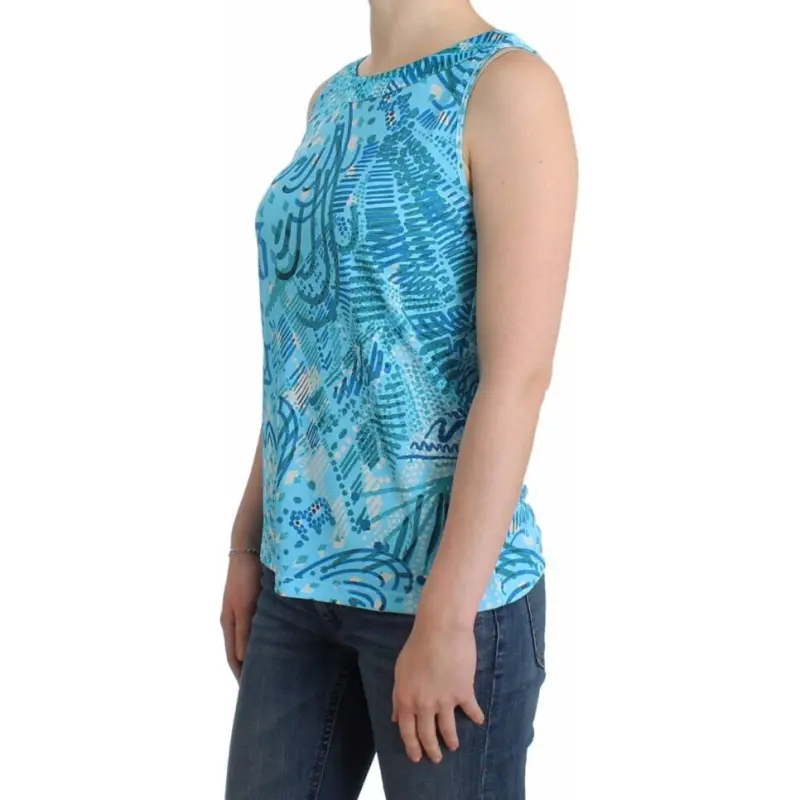 JOHN GALLIANO Tank Tops Women's Blue-2
