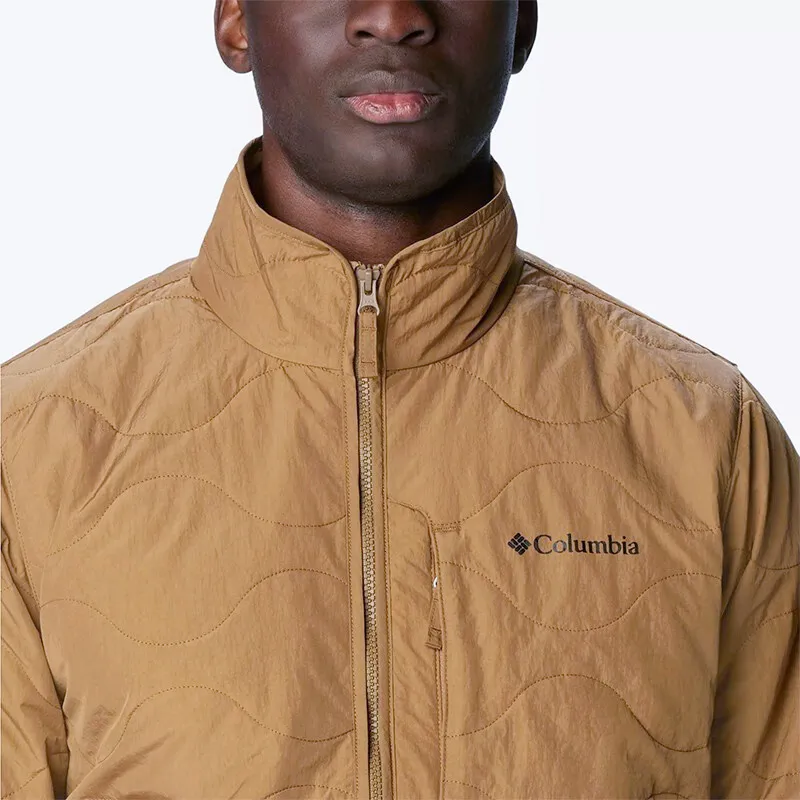 Columbia Puffer Jacket Men's Yellow-3