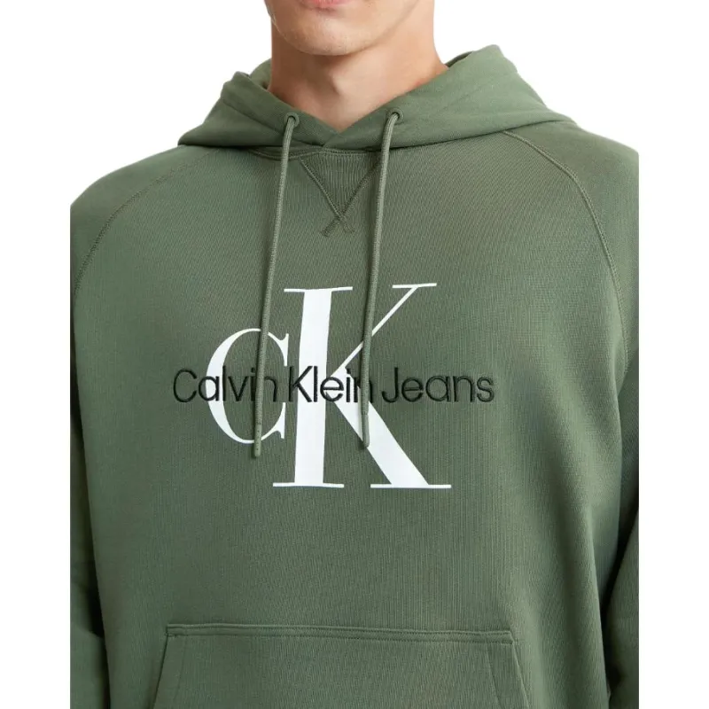 CALVIN KLEIN Monologo Sweatshirt Men's Green-5