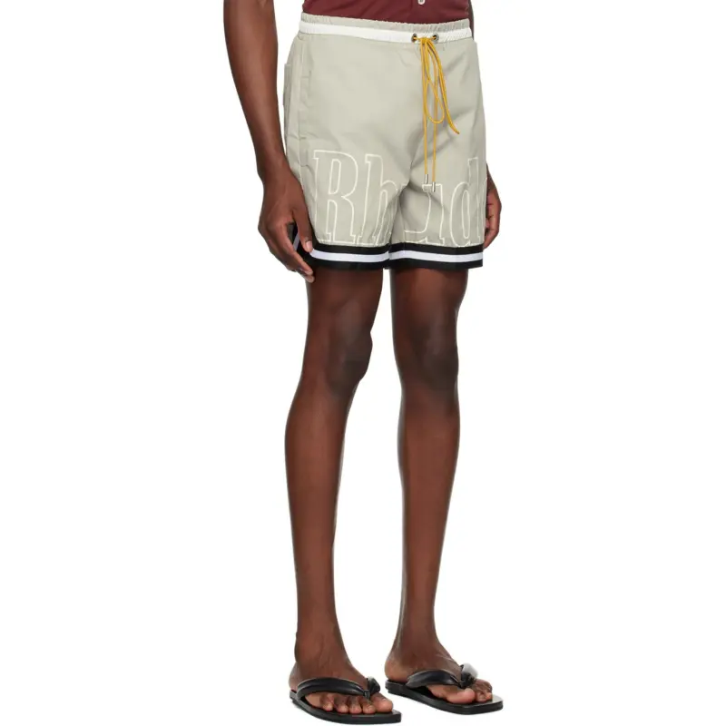 RHUDE Swimming Shorts Men's Taupe-2