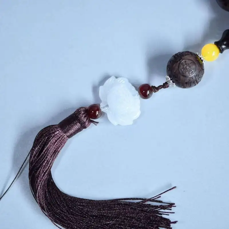 Lordship African Blackwood Bead Chain Unisex-8