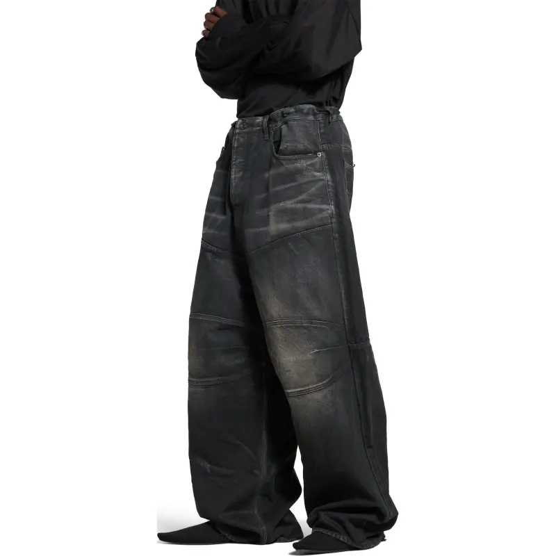 Balenciaga SS25 Jeans Regular Fit Men's Black-5