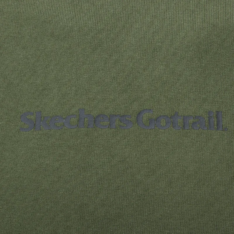 Skechers Mountain And Wild Outdoor Series T Shirt Unisex Washed Green 05RH-2