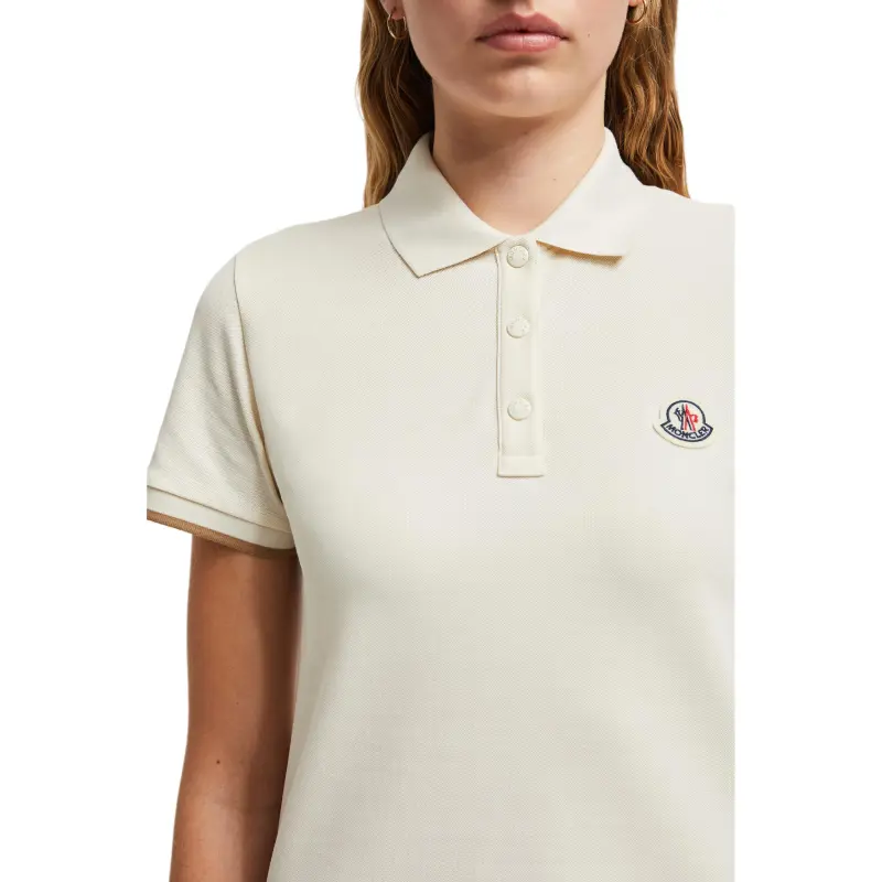 Moncler Logo Patch Short Sleeved Polo Shirt-2