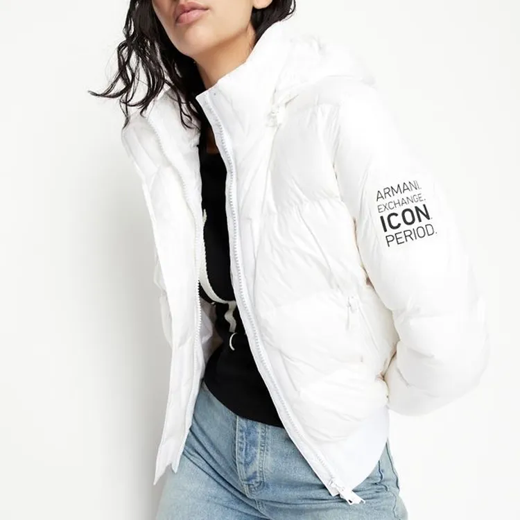 ARMANI EXCHANGE Down Jackets Women's White-2