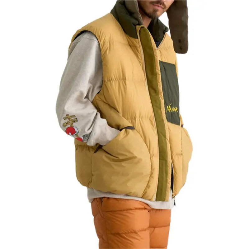 NANGA MAZENO RIDGE VEST Vest Unisex Beige Yellow-3
