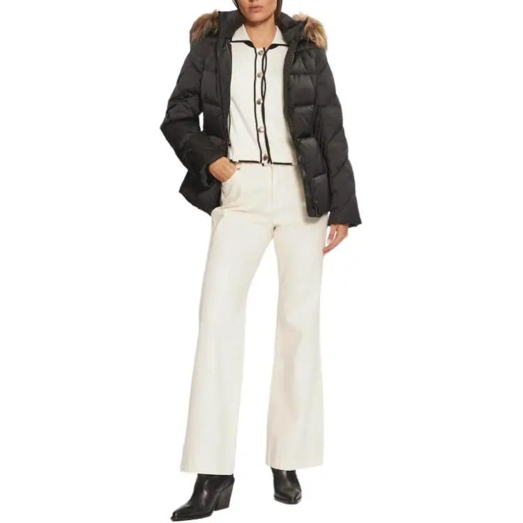 GUESS Jackets & Coats Women's Black-2