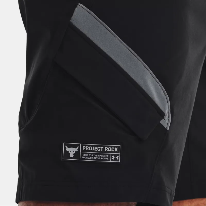 Under Armour Project Rock Unstoppable Casual Shorts Men's Black-4