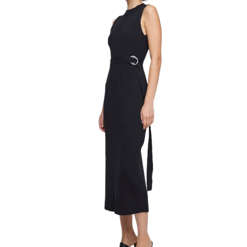 ANNA QUAN FW24 Sleeveless Dress Women's Black-5