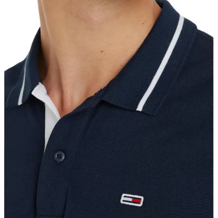 Tommy Hilfiger Polo Shirt Men's Marine Blue-3