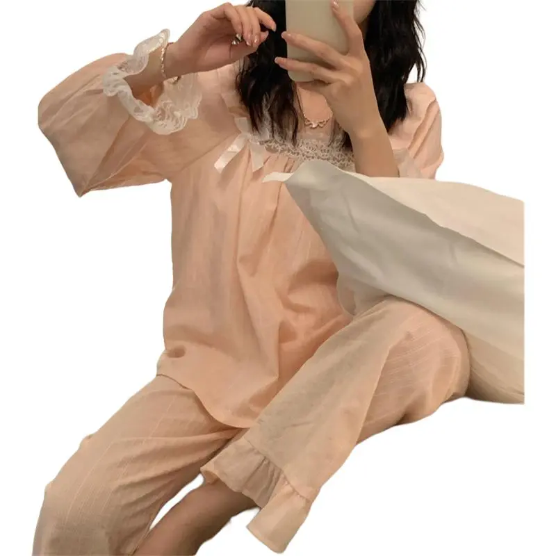 Maultiay Pajama Set Women's Pink-3