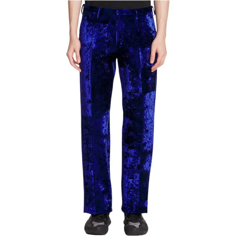Lanvin Casual Pants Men Maloire Blue-3
