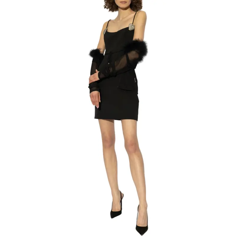 Blumarine Crystal Embellished Mini Dress-3