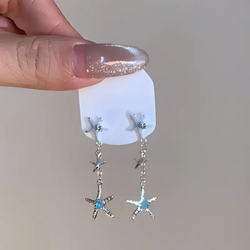 Universe Search Alloy Earrings Women's-2