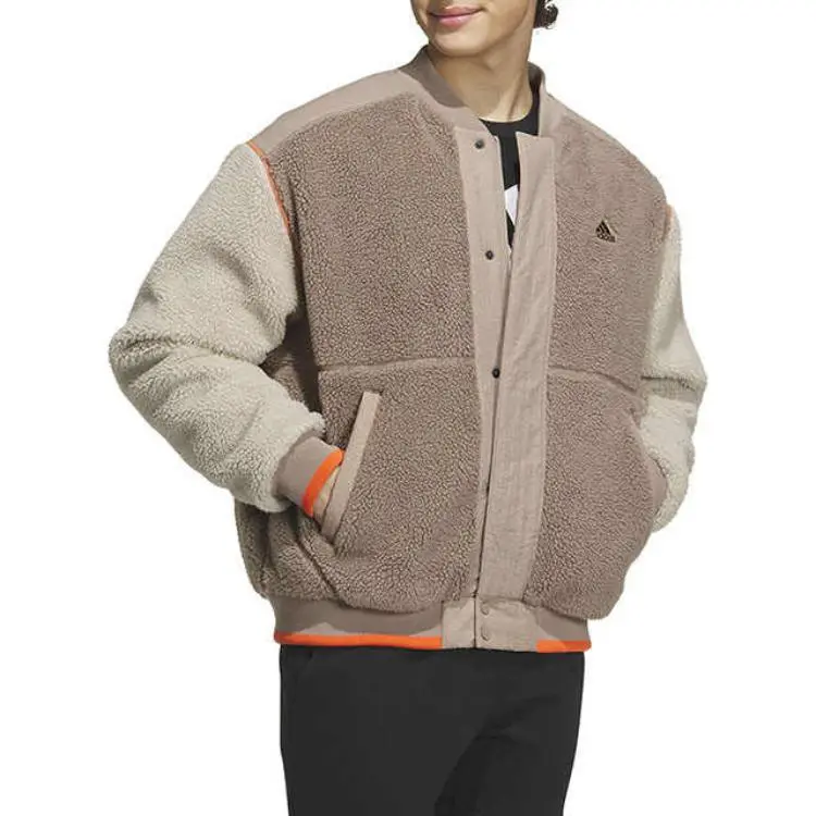 Adidas Velvet Jackets Men Khaki-2