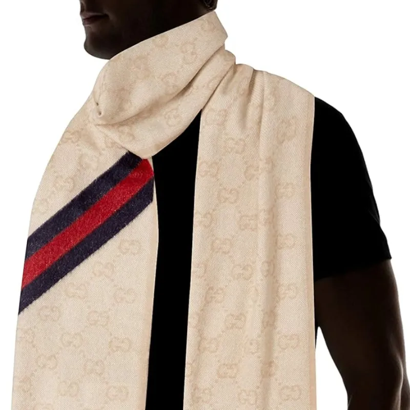 GUCCI GG Knit Scarves Men-5