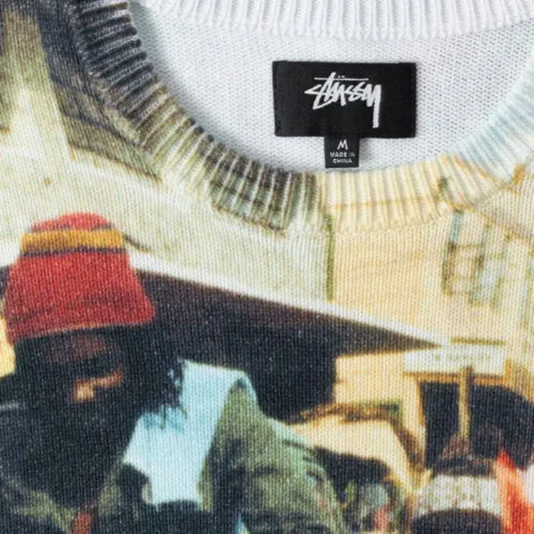 Stussy Peter Tosh Print Sweater-2