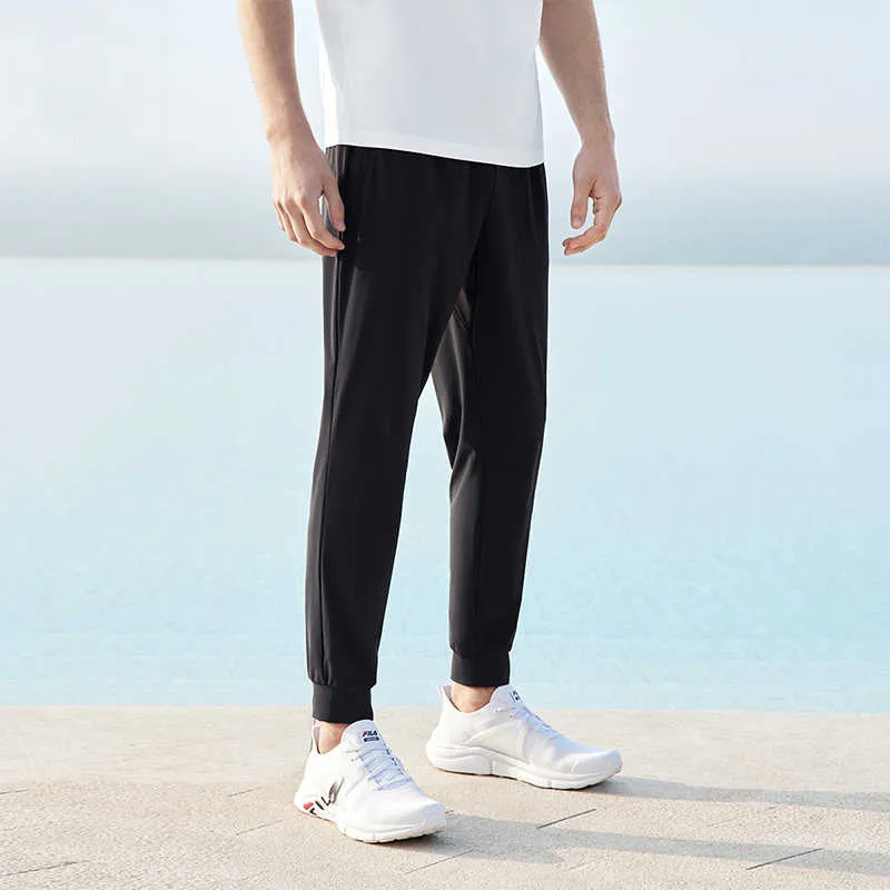 FILA Knitted Sweatpants Men's Pitch Black-3