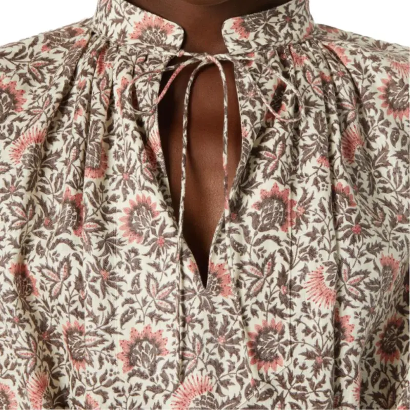 Loro Piana SS25 Long Sleeved Dress Women's Multicolor-5