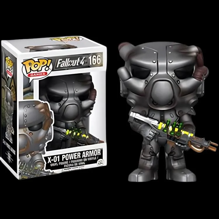 Funko POP! Collection GAMES Fallout 4 X 01 Power Armor Chibi Figures-2