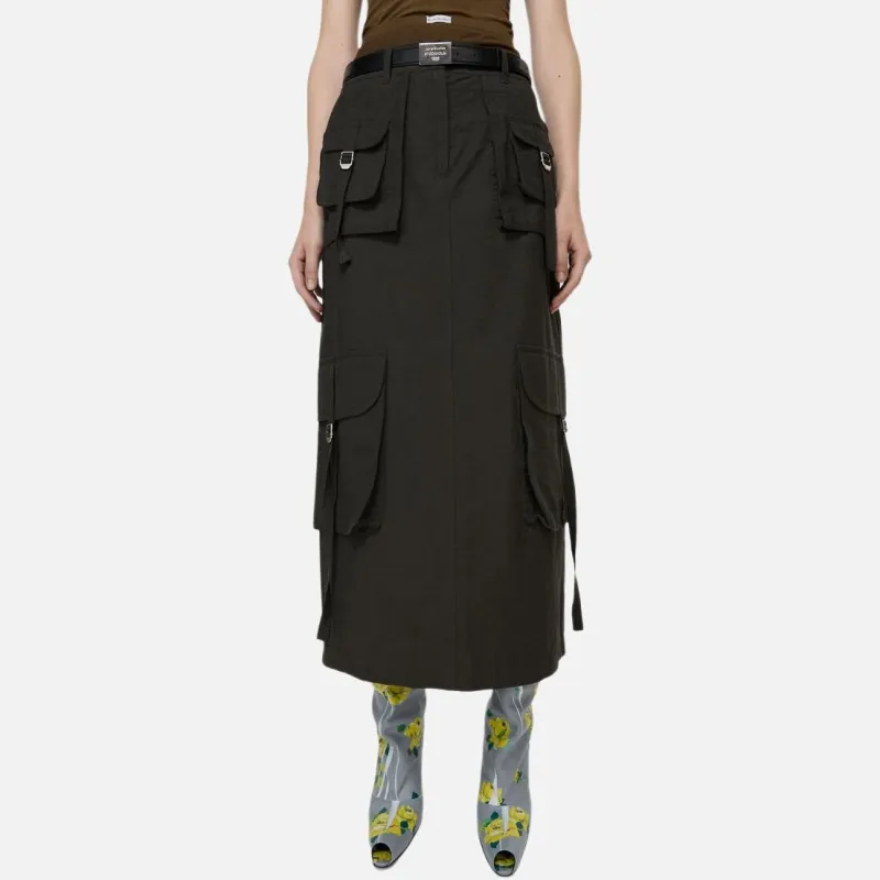Acne Studios Cargo Midi Skirt-1