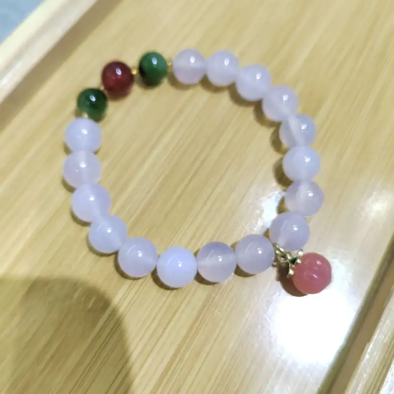 JUNWEN Chalcedony Bracelets Women's-3