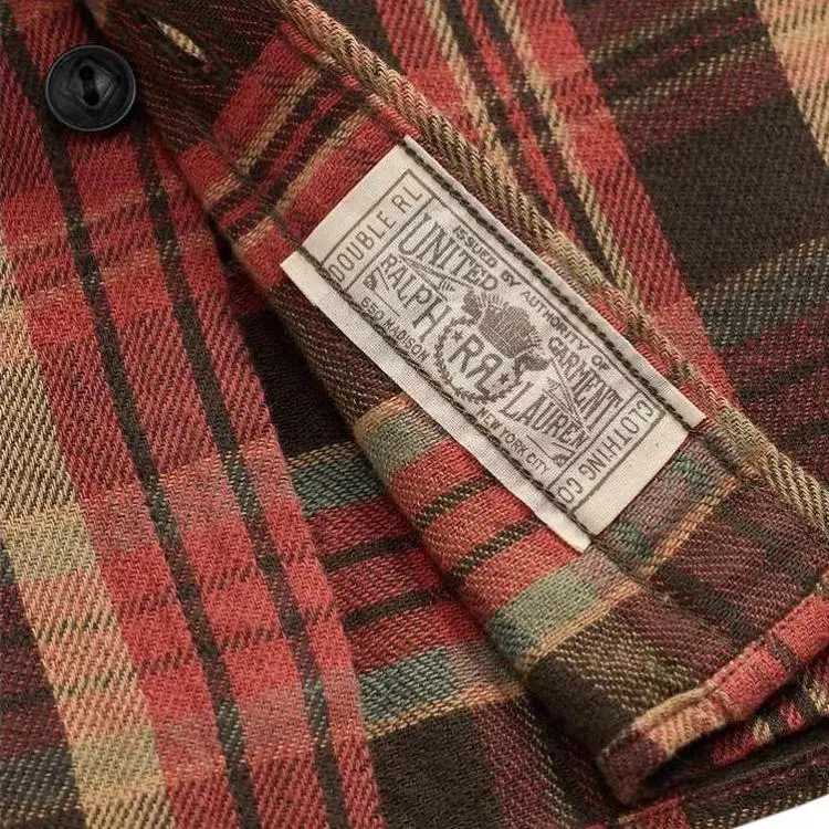 Double RL Plaid Shirt-2