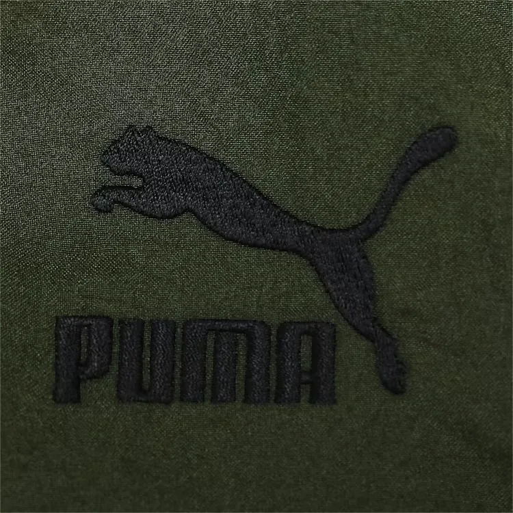 PUMA Oversized Bomber Down Jacket Men's Green-4