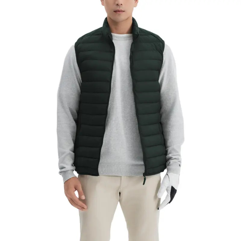 DECATHLON Vest Men's Dark Green-3