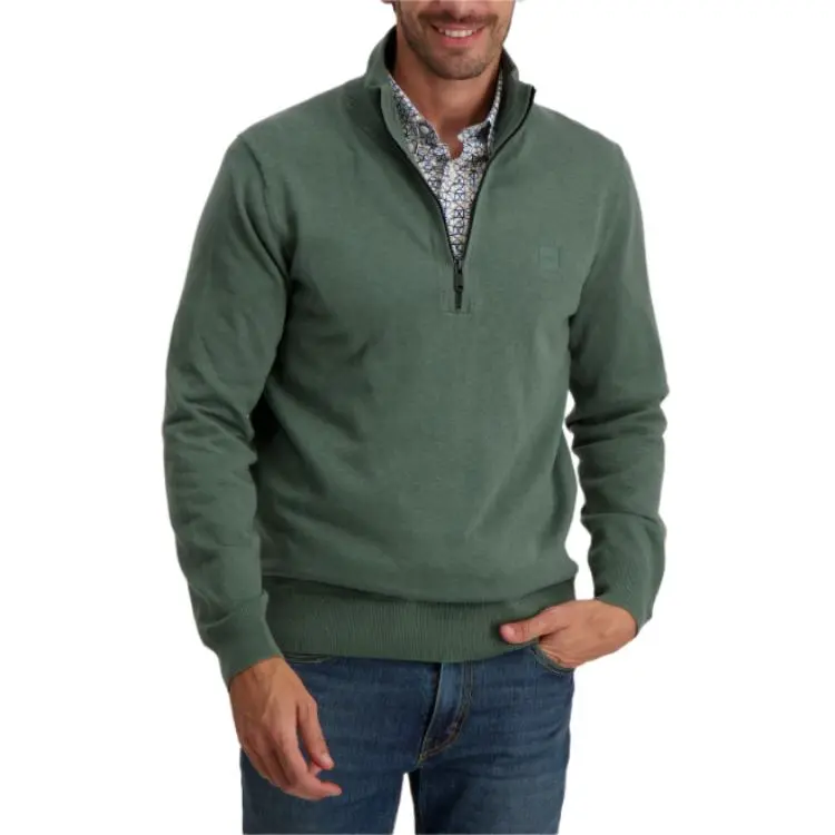 HUGO BOSS Half Zipped Knit Jumper-3