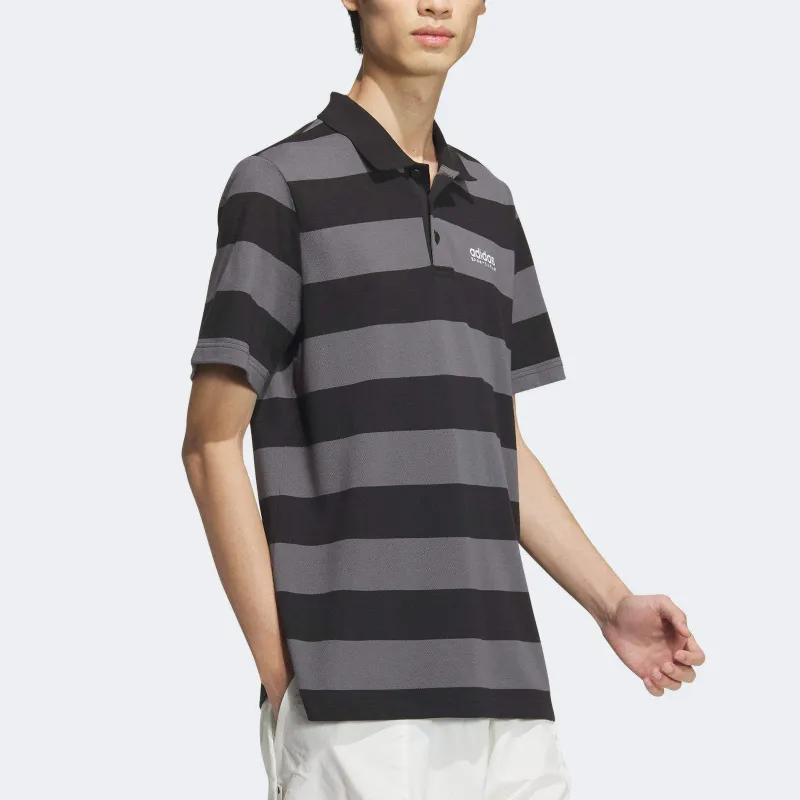 Adidas Polo Shirt Men's Black/Dark Gray-3