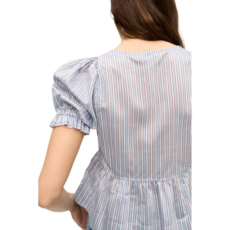 GANNI Striped Blouse-6