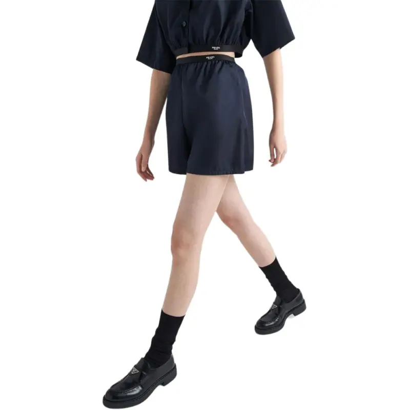 PRADA Re Nylon Elasticated Waistband Shorts-5