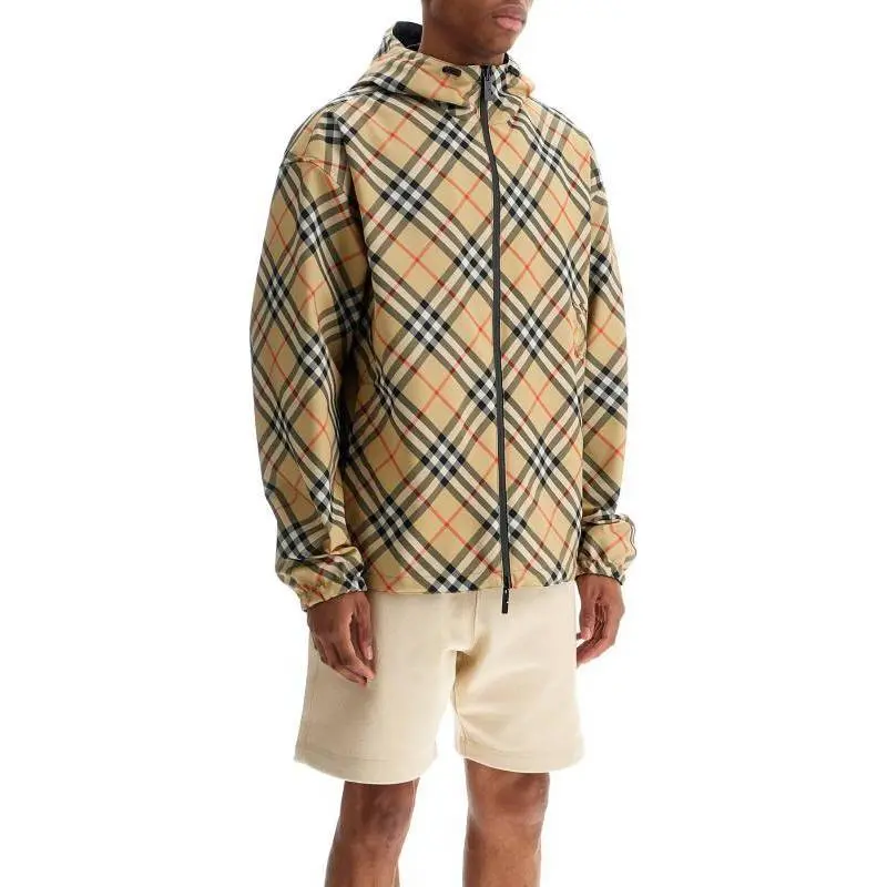 Burberry Checked Hooded Reversible Jacket-2