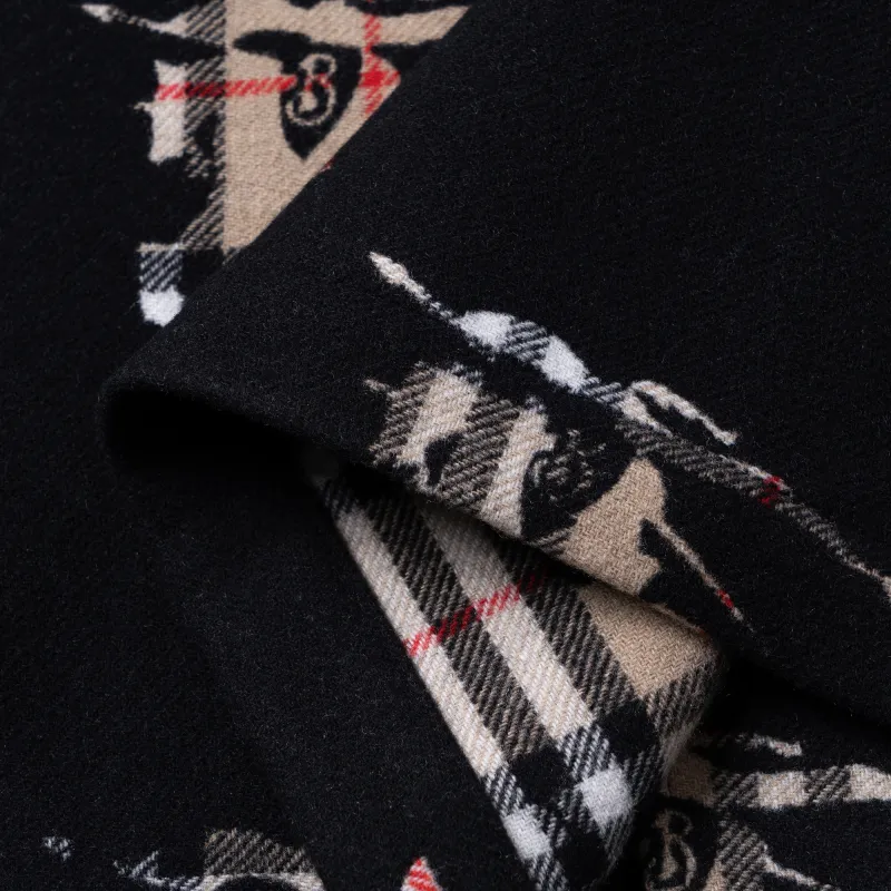 Burberry Check EKD Wool Blend Overshirt-4