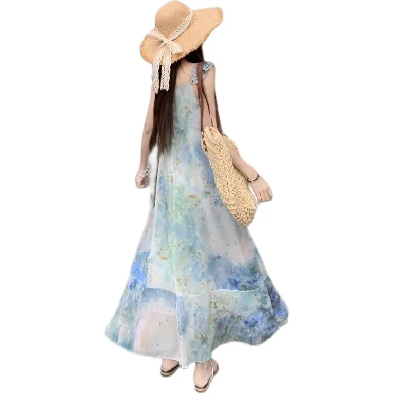 Mu Qingqing Sleeveless Dress Women's-1