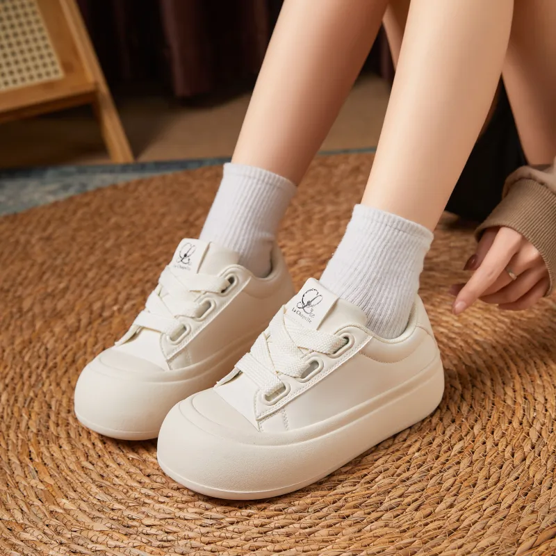 La Chapelle Height Increasing Lightweight Low-Top Skateboard Shoes Women's-8