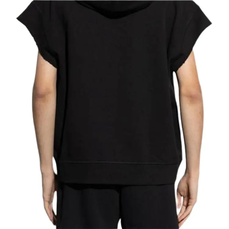 DSQUARED 2 Graphic Printed Cap Sleeved Hoodie-5