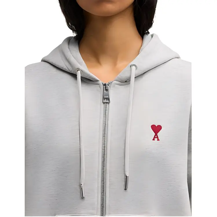 AMIPARIS Paris Ami De Coeur Zip Up Hoodie-3