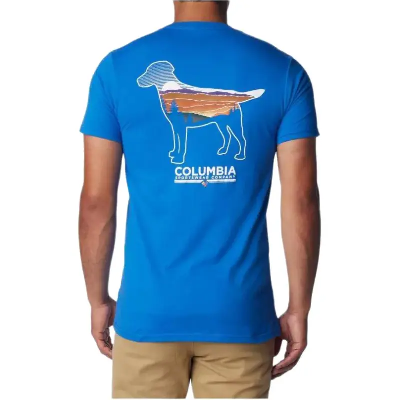 Columbia T-Shirts Men Royal Blue-1